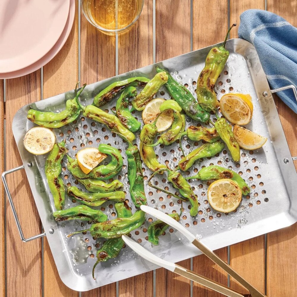 Stainless Steel Grill Basket By  Figmint 11'' in x 12.9'' in / New